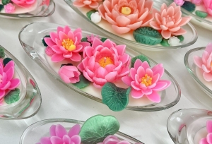 Nến thơm thuyền hoa sen